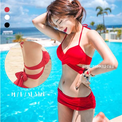 Malaysia Ready Stock Women Sexy Bikini Push Up Padded Bra Swimsuit Berenang Wanita Shopee Malaysia