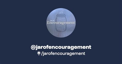 Jarofencouragement Instagram Facebook Linktree