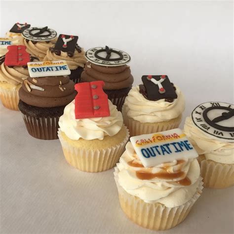 Back To The Future Themed Cupcakes Outtatime Flux Capacitor