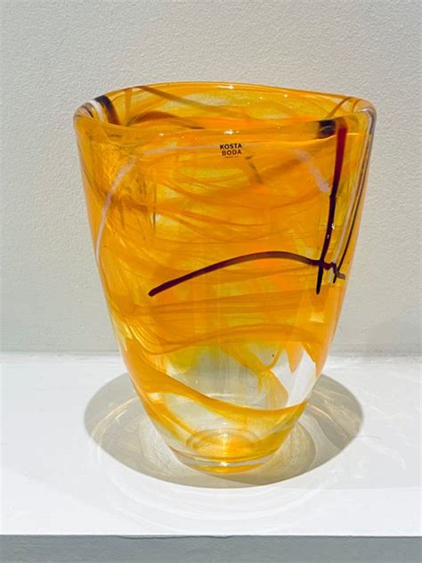 Anna Ehrner Kosta Boda Vase Glass Stained Glass Catawiki