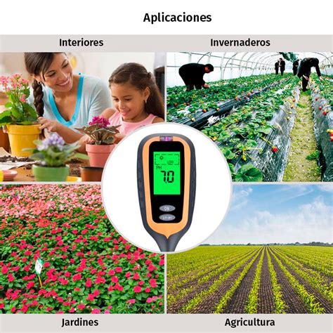 Medidor De Ph De Suelo Temperatura Y Humedad Phmetro De Suelo