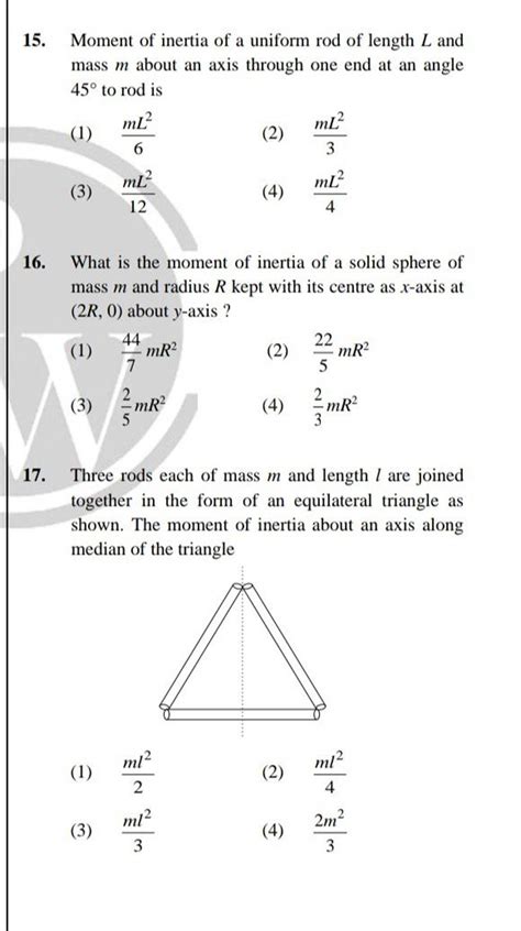 What Is The Moment Of Inertia Of A Solid Sphere Of Mass M And Radius R Ke