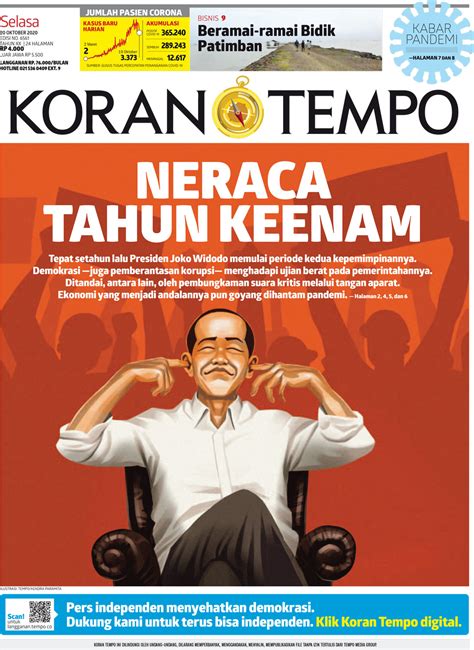 Edisi Selasa Oktober Koran Tempo Co