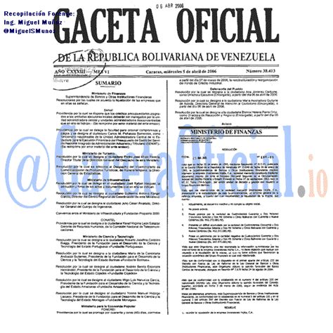 Gaceta Providencia Seniat Se Dispone Que Las Personas