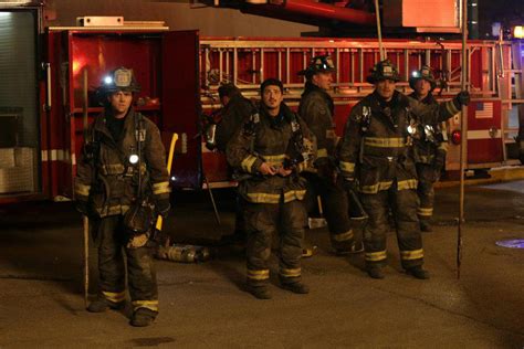 Chicago Fire Foto David Eigenberg Jesse Spencer Joe Minoso Yuri