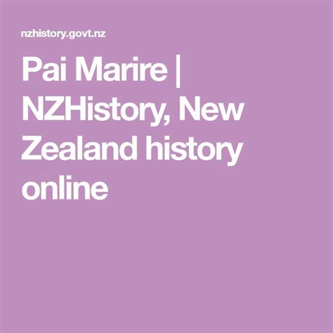 Pai Marire History Online History Nz History