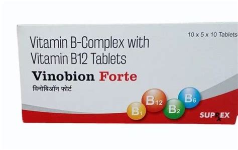 Vinobion Forte Vitamin B Complex Tablets At Box Vitamin B