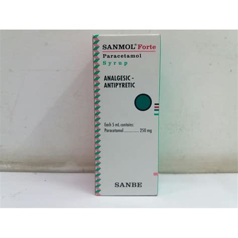 Jual Sanmol Forte Paracetamol Syrup Isi Ml Shopee Indonesia