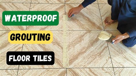 How To Grout Tile Floor Easy Way To Get The Perfect Finish Easy Diy Grouting Youtube