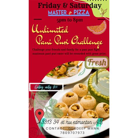 Unlimited Pani Puri challenge