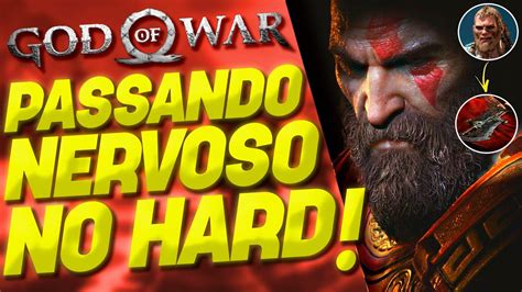 LIVE PASSANDO NERVOSO NO HARD GOD OF WAR 2018 NA MARATONA RAGNAROK