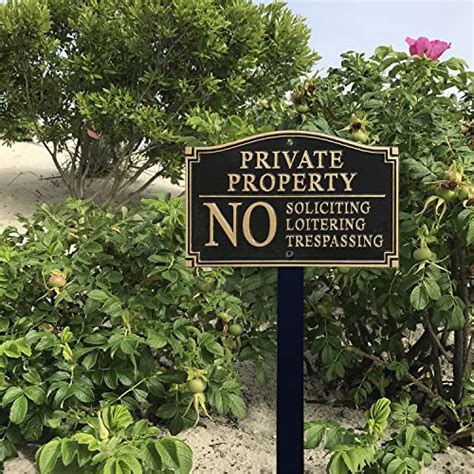 Smartsign Private Property Sign For Yard No Soliciting Loitering