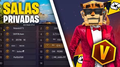 Subiendo De Rango Free Fire En Vivo L Region Eeuu Salas Privadas