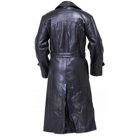 Ww2 German Gestapo Cowhide Trench Leather Coat