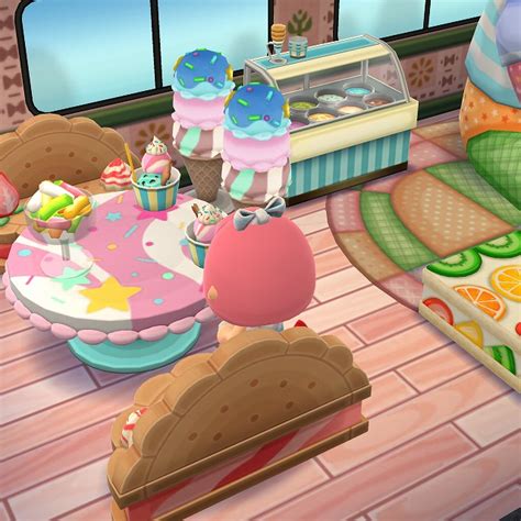 【ポケ森】アイスたっぷりかわいいファンシーなお部屋【キャンピングカーレイアウト】 ポケ森攻略ガイド