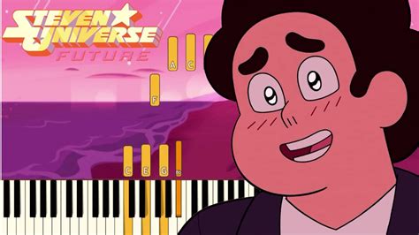 I D Rather Be Me With You Steven Universe Future Piano Tutorial