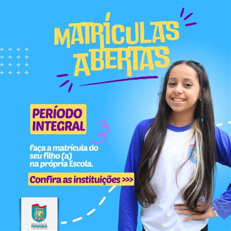 Semedi Secretaria Municipal De Educação De Paranaguá Matrículas Do