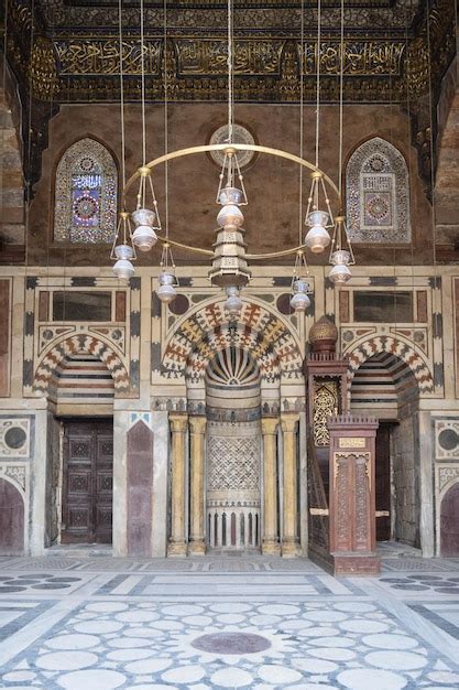 Premium Photo Mihrab And Minbar Of Sultan Barquq Mosque Cairo Egypt