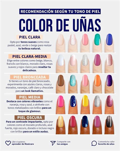 Elige el Color de Uñas Perfecto Según tu Tono de Piel in 2024