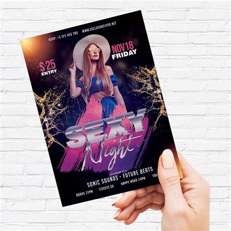 Download Sexy Night Flyer Psd Template Exclusiveflyer