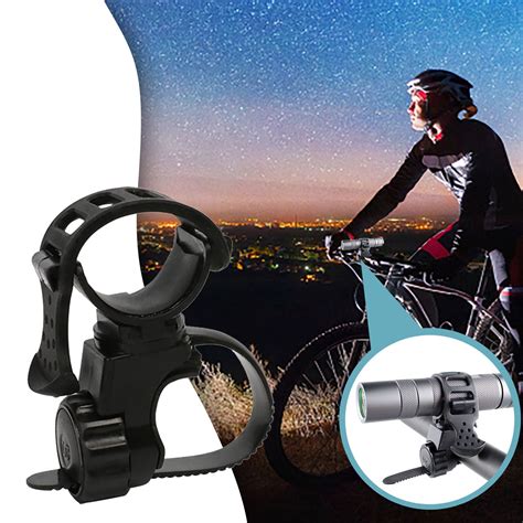 Bike Flashlight Holder Universal Flashlight Mount Holder 360 Rotation Mount Bicycle Mounting