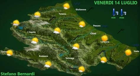 Il Meteo Di Stefano Bernardi Caldo In Temporanea Attenuazione