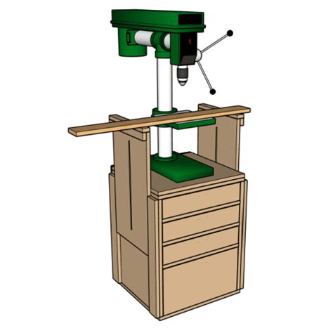 Drill Press Stand Plans | Wilker Do's