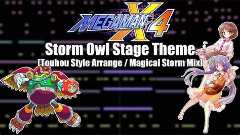 Mega Man X Storm Owl Stage Theme Touhou Style Arrange Youtube