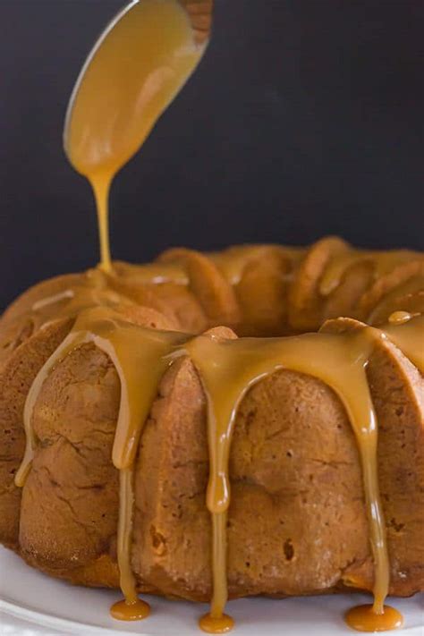 Caramel Apple Bundt Cake Brown Eyed Baker