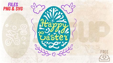 Happy Easter Svg Free Download For Creative Joy