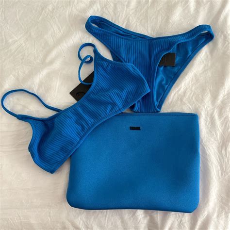 New With Tags Triangl Blue Bikini Size Small Depop