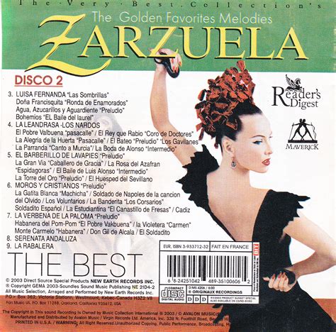 Zarzuelas De Coleccion Zarzuela The Best