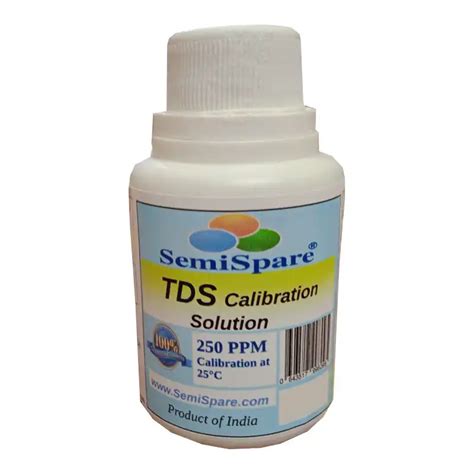 Semispare Tds Calibration Solution Ppm For Correcting Your Tds