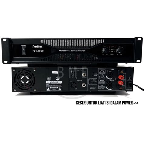 Jual POWER AMPLIFIER FIRSTCLASS FC A1000 AMPLI FC A 1000 FCA1000