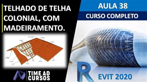 Aula Como Fazer Telhado De Telha Colonial No Revit Caibros Ripas