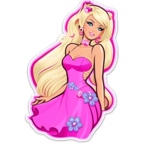 Barbie Printable Stickers