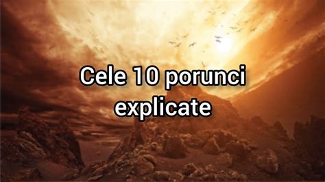 Cele 10 porunci explicate toate videoclipurile și poruncile YouTube