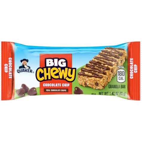 Quaker Chewy Big Chocolate Chip Granola Bar Ct Ralphs