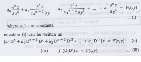 Linear Partial Differential Equations Of Second And Higher Order With