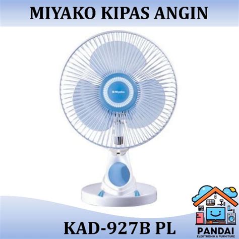 Jual Miyako Kipas Angin Desk Fan Wall Fan Kad B Pl Shopee