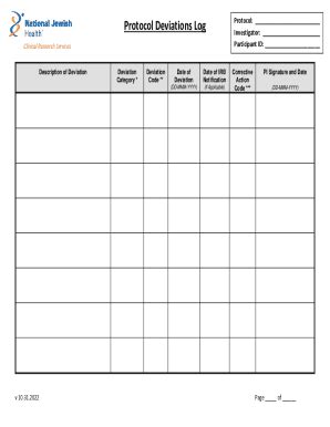 Fillable Online Clinical Trial Protocol Templatemedical Device Fax