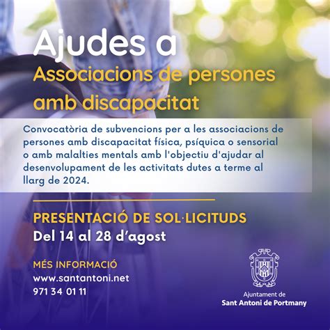 Sant Antoni Incrementa Las Ayudas Para Las Asociaciones De Personas Con