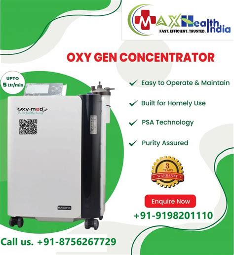 Oxymed Oxygen Concentrator Oxymed Oxygen Concentrator Machine In