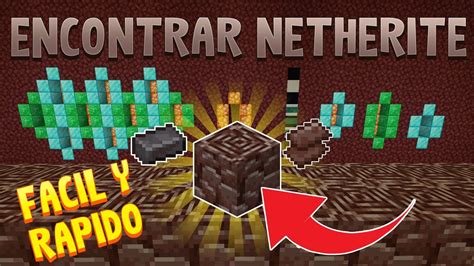 Tutorial Minecraft Cómo encontrar Netherite YouTube