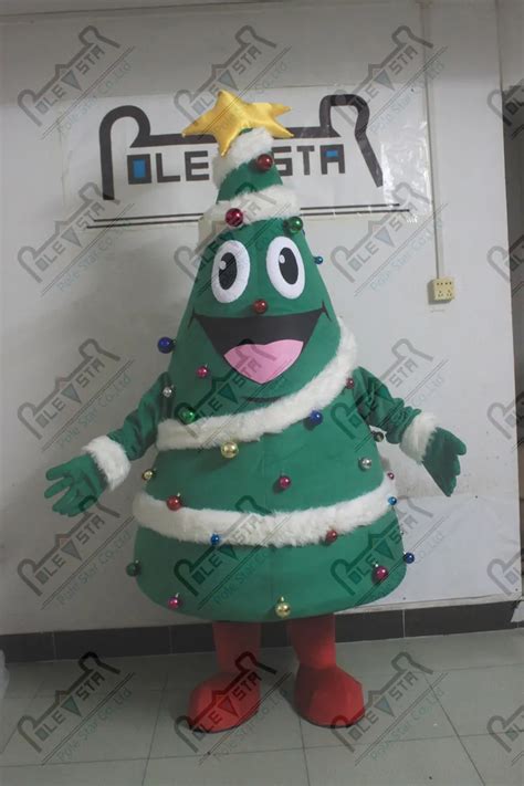 Classic Personality Mascot Costume Christmas Tree Green Trees Mascot