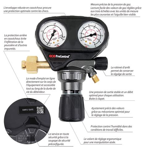 D Tendeurs Gce Procontrol Pour Gaz Neutres Azote Argon H Lium Co