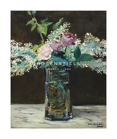 Edouard Manet Hand Numbered Limited Edition Print On Paper Flowers In