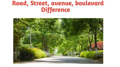 Road Street Avenue Boulevard Difference In Detail YouTube