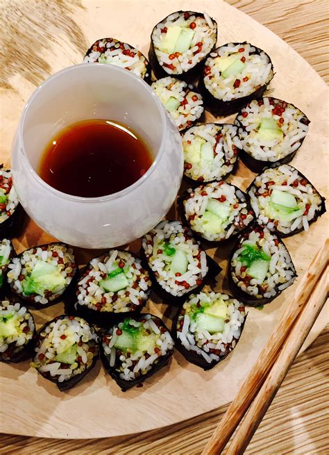 Maki Au Riz Des Deux Mondes Avocat Et Concombres Lundi Veggie