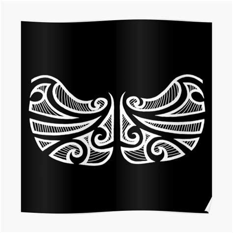 Maori Tribal Tattoo Poster For Sale By Attracdionz Redbubble